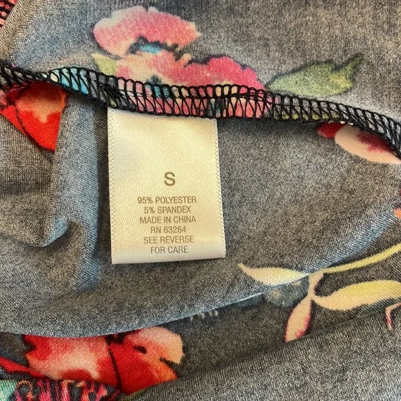 Roz &Ali floral jersey dress size S - Picture 4 of 5